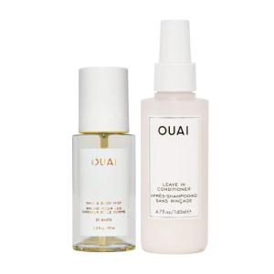 imageOUAI Hair ampamp Body Bundle  Includes Hair ampamp Body Mist 33 Oz and LeaveIn Conditioner to Fight Frizz Hydrate and Detangle Hair of All Types 47 Oz  2 Piece Bundle