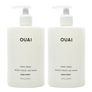 imageOUAI Hand Wash Full Size Dean Street  Liquid Hand Soap with Jojoba Avocado ampamp Rose Hip Oil for Replenished Skin  Gentle Exfoliating Kitchen ampamp Bathroom Soap  2 Pack 16 Fl Oz Each32 Fl Oz Pack of 1