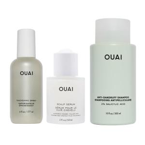 imageOUAI Cape Town Bundle  Hair Thickening Spray 6 Fl Oz Scalp Serum 2 Fl Oz Anti Dandruff Shampoo 10 Fl Oz  Volume Scalp Health ampamp Flake Control