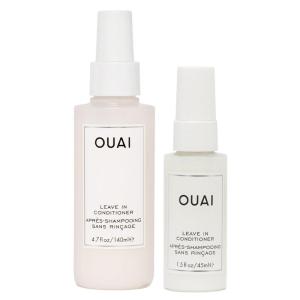 imageOUAI Leave In Conditioner Bundle  Multitasking Heat Protectant Spray for Hair  Prime Hair for Style Smooth Flyaways Add Shine ampamp Use as Detangling Spray 2 Count 15 Oz47 Oz