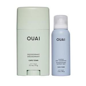 image:imageOUAI Cape Town Freshness Duo  Aluminum Free Deodorant 25 oz  Super Dry Shampoo Travel Size 2 oz  24Hour Odor amp Oil Control with LongLasting Cape Town Scent