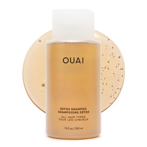 image:imageOUAI Detox Shampoo  Clarifying Shampoo for Build Up Dirt Oil Product and Hard Water  Apple Cider Vinegar amp Keratin for Clean Refreshed Hair  SulfateFree Hair Care 10 ozDetox Shampoo