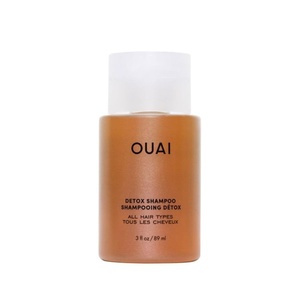 image:imageOUAI Detox Shampoo  Clarifying Shampoo for Build Up Dirt Oil Product and Hard Water  Apple Cider Vinegar amp Keratin for Clean Refreshed Hair  SulfateFree Hair Care 10 ozDetox Shampoo Travel Size New Version